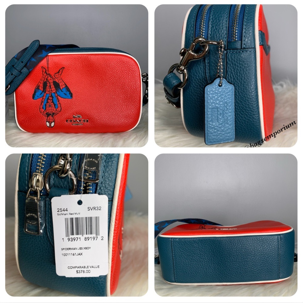 Coach x Marvel Spider Man Crossbody Bag - Picture 4 of 9